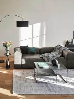 Westwing Collection Sofá modular de cuero reciclado Lennon (3 plazas)