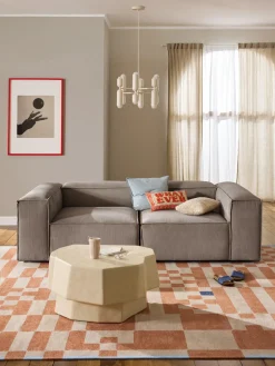 Westwing Collection Sofá modular de pana Lennon (3 plazas)