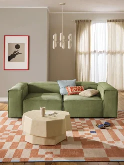 Westwing Collection Sofá modular de pana Lennon (3 plazas)