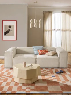 Westwing Collection Sofá modular de pana Lennon (3 plazas)