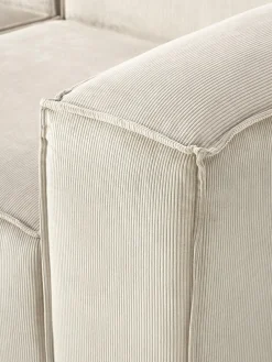 Westwing Collection Sofá modular de pana Lennon (3 plazas)