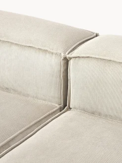 Westwing Collection Sofá modular de pana Lennon (3 plazas)