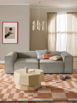 Westwing Collection Sofá modular de pana Lennon (3 plazas)