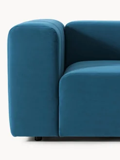 Westwing Collection Sofá modular de terciopelo Lena (3 plazas)