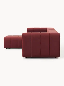 Westwing Collection Sofá modular de terciopelo con reposapiés Lena (4 plazas)^ Sofás Rinconeras|Sofás