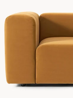 Westwing Collection Sofá modular de terciopelo Lena (3 plazas)