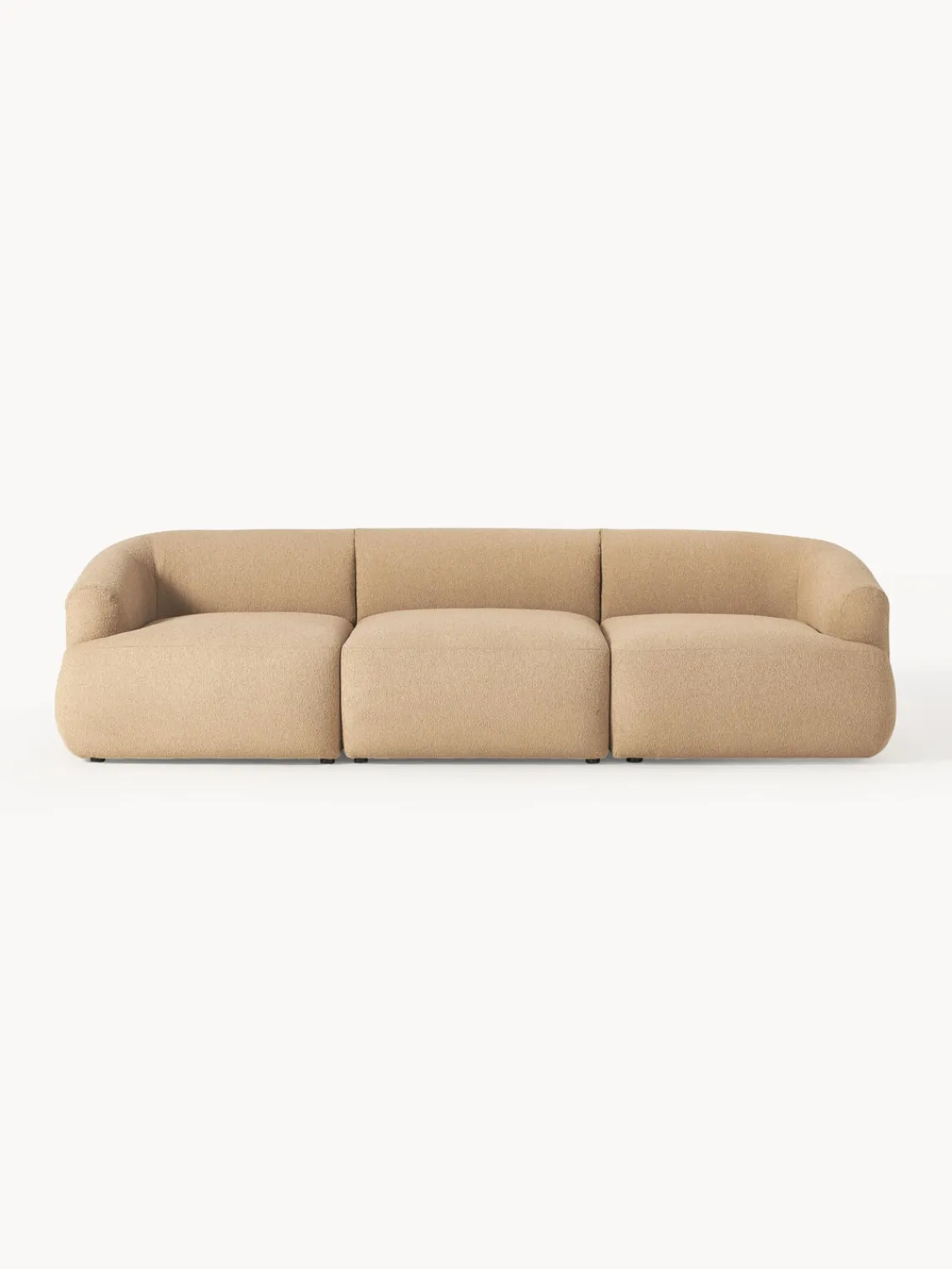 Westwing Collection Sofá modular en tejido bouclé Sofia (3 plazas)