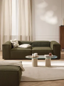 Westwing Collection Sofá modular en tejido bouclé Lennon (3 plazas)