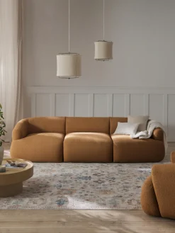 Westwing Collection Sofá modular en tejido bouclé Sofia (3 plazas)