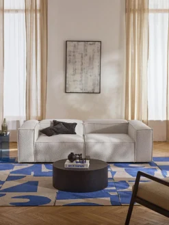 Westwing Collection Sofá modular en tejido bouclé Lennon (3 plazas)