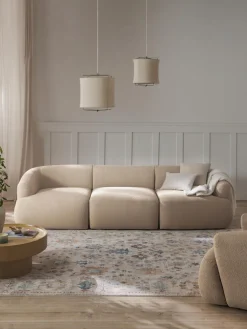 Westwing Collection Sofá modular en tejido bouclé Sofia (3 plazas)