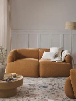 Westwing Collection Sofá modular en tejido bouclé Sofia (2 plazas)
