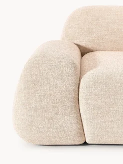 Westwing Collection Sofá modular en tejido bouclé Wolke (4 plazas)