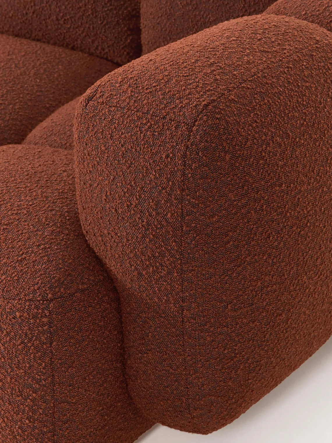 Westwing Collection Sofá modular en tejido bouclé Tayla (4 plazas)^ Sofás 4 Plazas