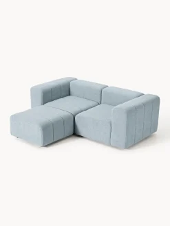 Westwing Collection Sofá modular en tejido bouclé Lena (3 plazas), con reposapiés^ Sofás Rinconeras|Sofás