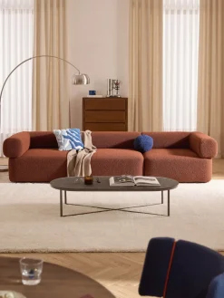 Westwing Collection Sofá modular en tejido bouclé Anton (4 plazas)^ Sofás