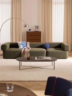 Westwing Collection Sofá modular en tejido bouclé Anton (4 plazas)