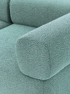 Westwing Collection Sofá modular en tejido bouclé Anton (4 plazas), con reposapiés (izquierda/derecha)