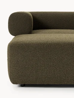 Westwing Collection Sofá modular en tejido bouclé Anton (4 plazas), con reposapiés (izquierda/derecha)^ Sofás