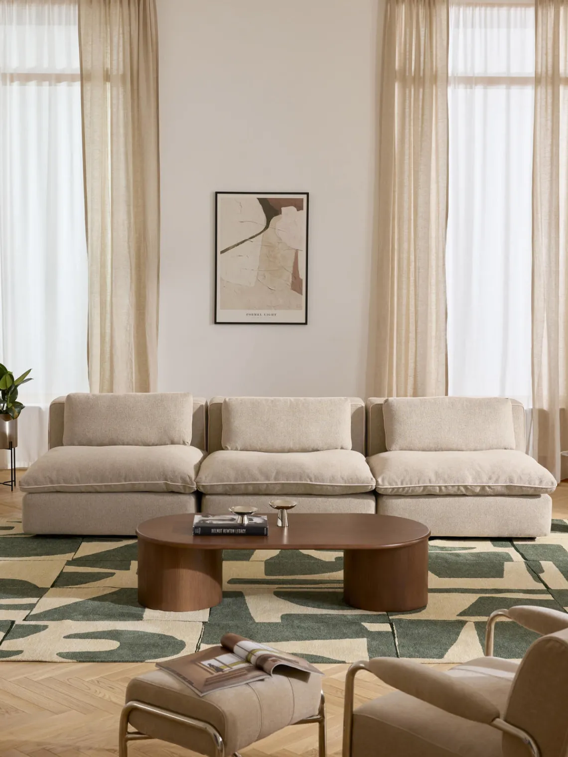 Westwing Collection Sofá modular Felix (3 plazas)