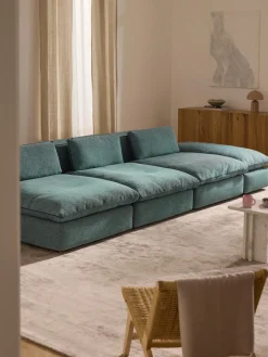 Westwing Collection Sofá modular grande con reposapiés Felix (3 plazas)^ Sofás 4 Plazas