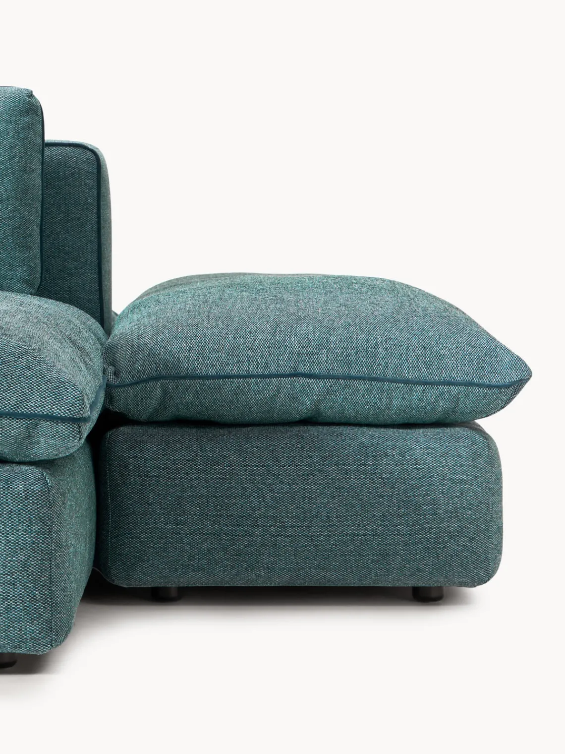 Westwing Collection Sofá modular grande con reposapiés Felix (3 plazas)^ Sofás 4 Plazas