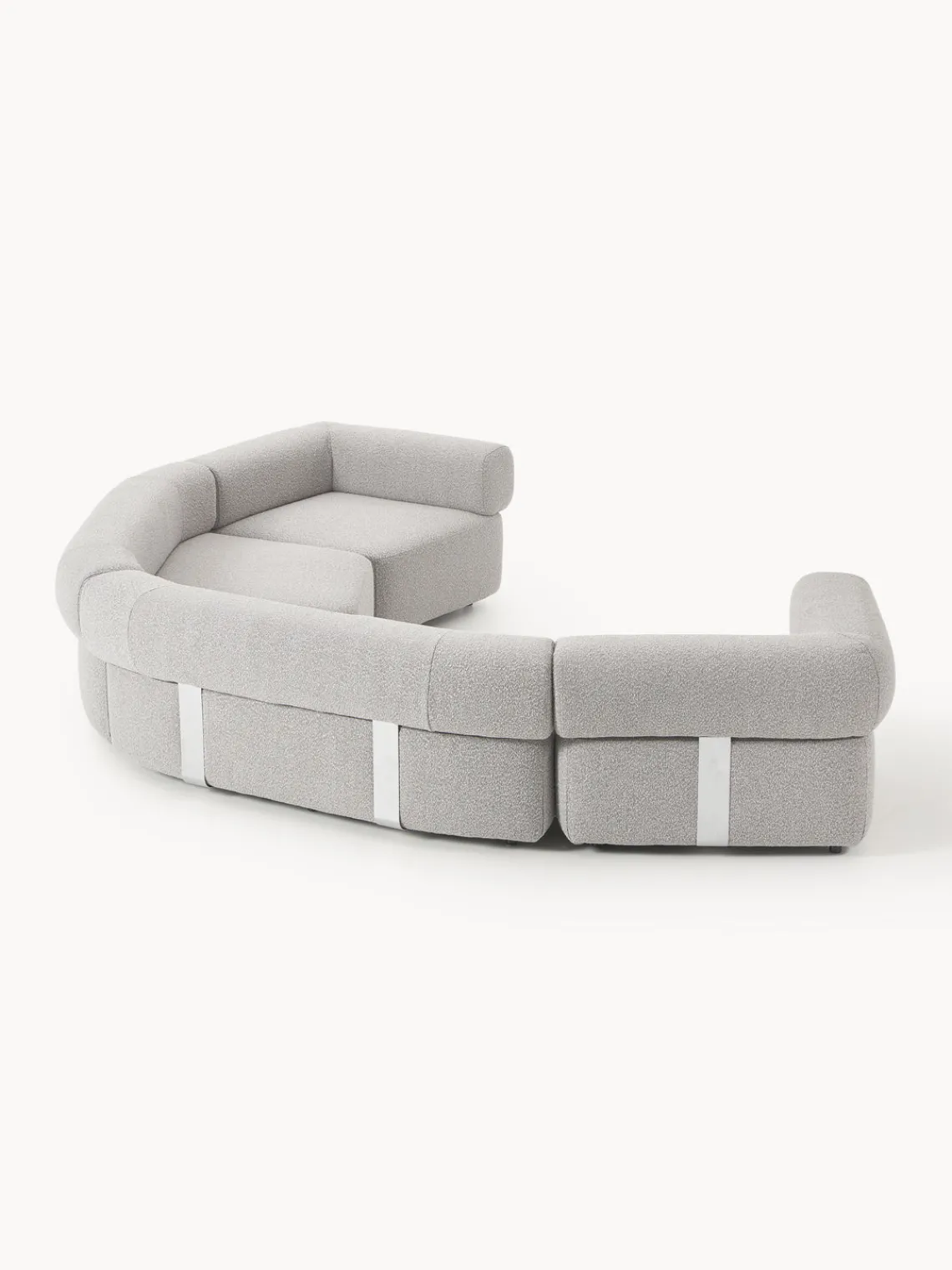 Westwing Collection Sofá modular grande en tejido bouclé Anton^ Sofás 4 Plazas