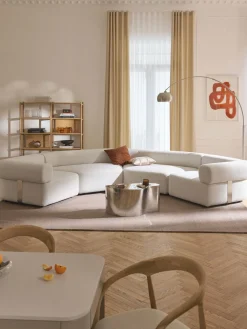 Westwing Collection Sofá modular grande en tejido bouclé Anton^ Sofás 4 Plazas