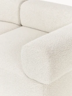 Westwing Collection Sofá modular grande en tejido bouclé con reposapiés Anton (izquierda/derecha)^ Sofás 4 Plazas