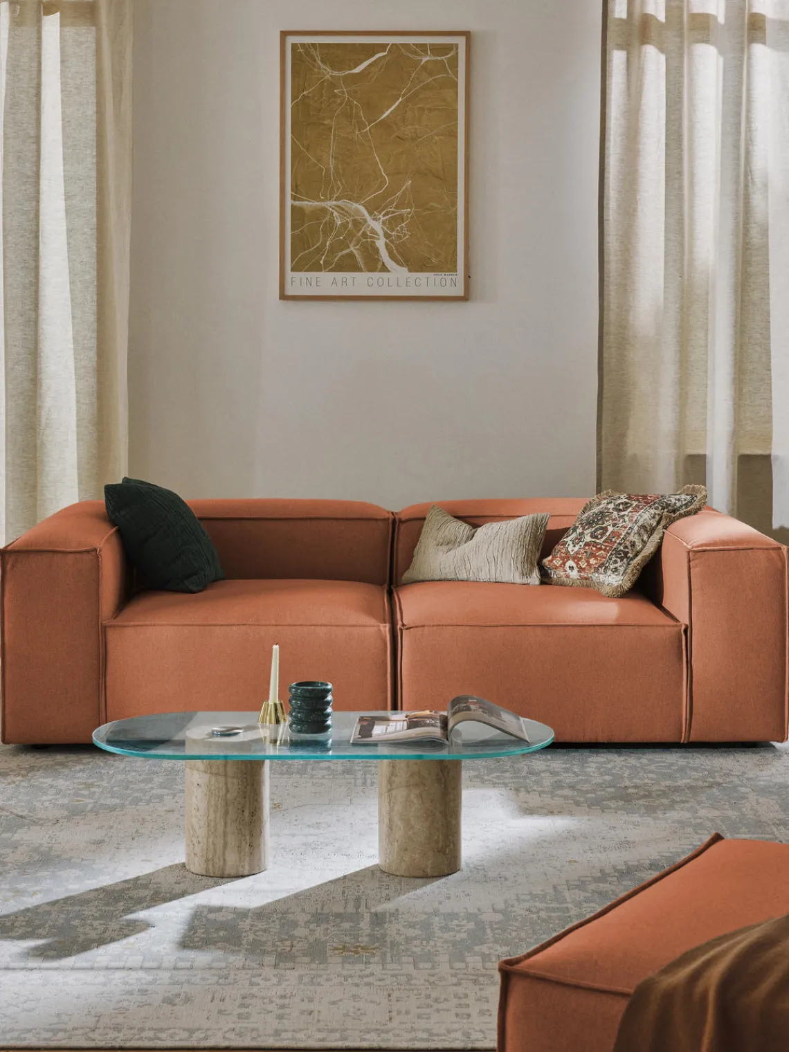 Westwing Collection Sofá modular Lennon (3 plazas)^ Sofás