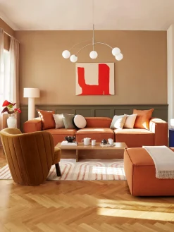 Westwing Collection Sofá modular Lennon (4 plazas)