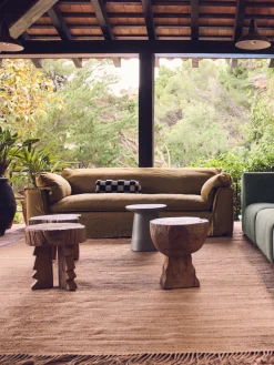 HKLIVING Sofá Nomad: 305 cm - lino, (4 plazas)^ Sofás 3 Plazas|Sofás