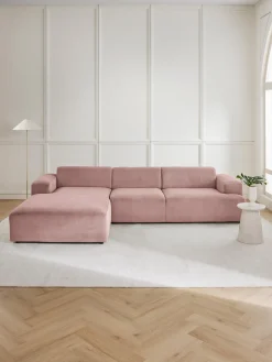 Westwing Collection Sofá rinconera de pana Melva (4 plazas)^ Sofás Rinconeras|Sofás