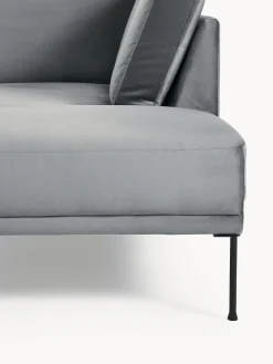 Westwing Collection Sofá rinconera de terciopelo Fluente^ Sofás Rinconeras|Sofás