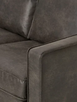 Westwing Collection Sofá rinconera grande de cuero reciclado Hunter^ Sofás Rinconeras|Sofás