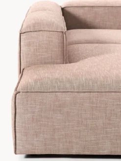 Westwing Collection Sofá rinconera grande de mezcla de lino Lennon^ Sofás