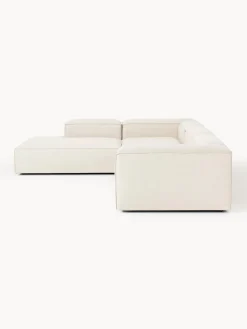 Westwing Collection Sofá rinconera grande de mezcla de lino Lennon^ Sofás