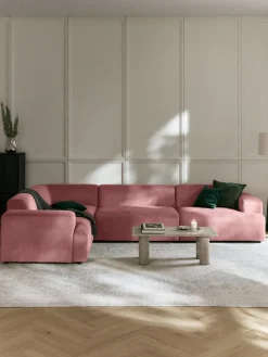 Westwing Collection Sofá rinconera grande de pana Melva (4 plazas)^ Sofás Rinconeras|Sofás