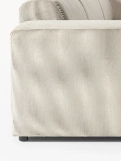 Westwing Collection Sofá rinconera longue de pana Melva^ Sofás 4 Plazas