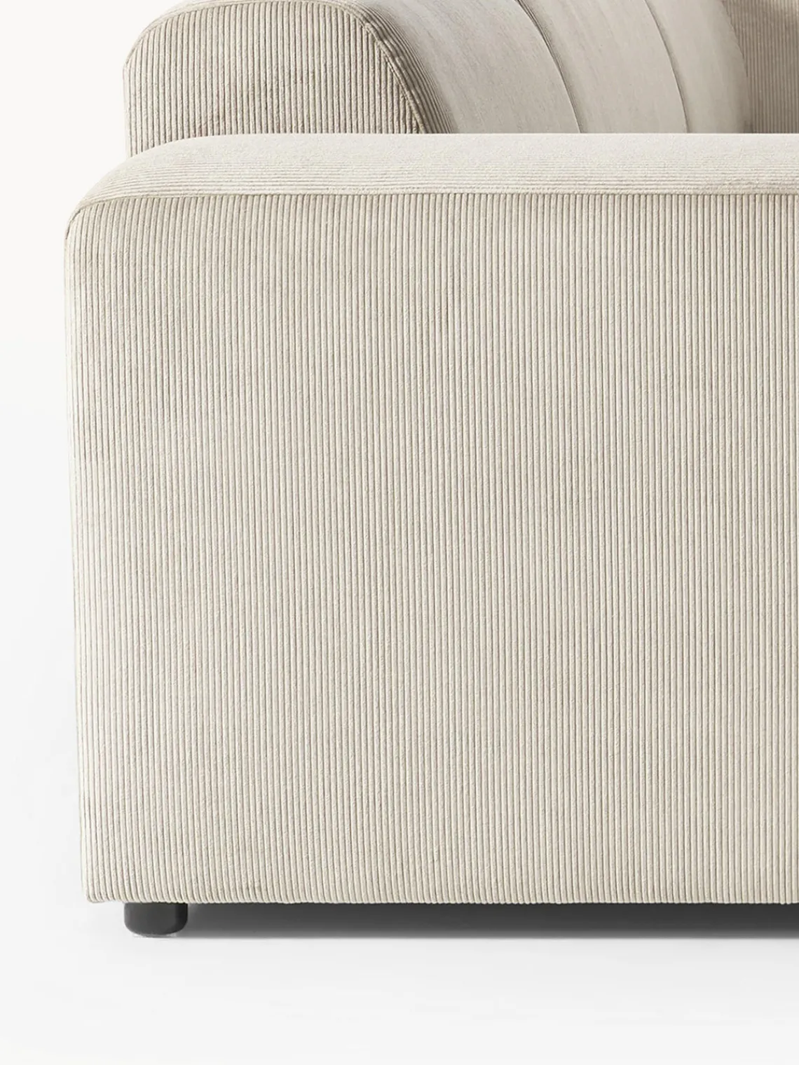 Westwing Collection Sofá rinconera longue de pana Melva^ Sofás 4 Plazas