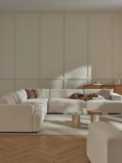 Westwing Collection Sofá rinconera longue grande Melva