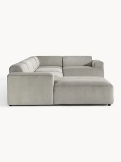 Westwing Collection Sofá rinconera longue grande de pana Melva^ Sofás 4 Plazas