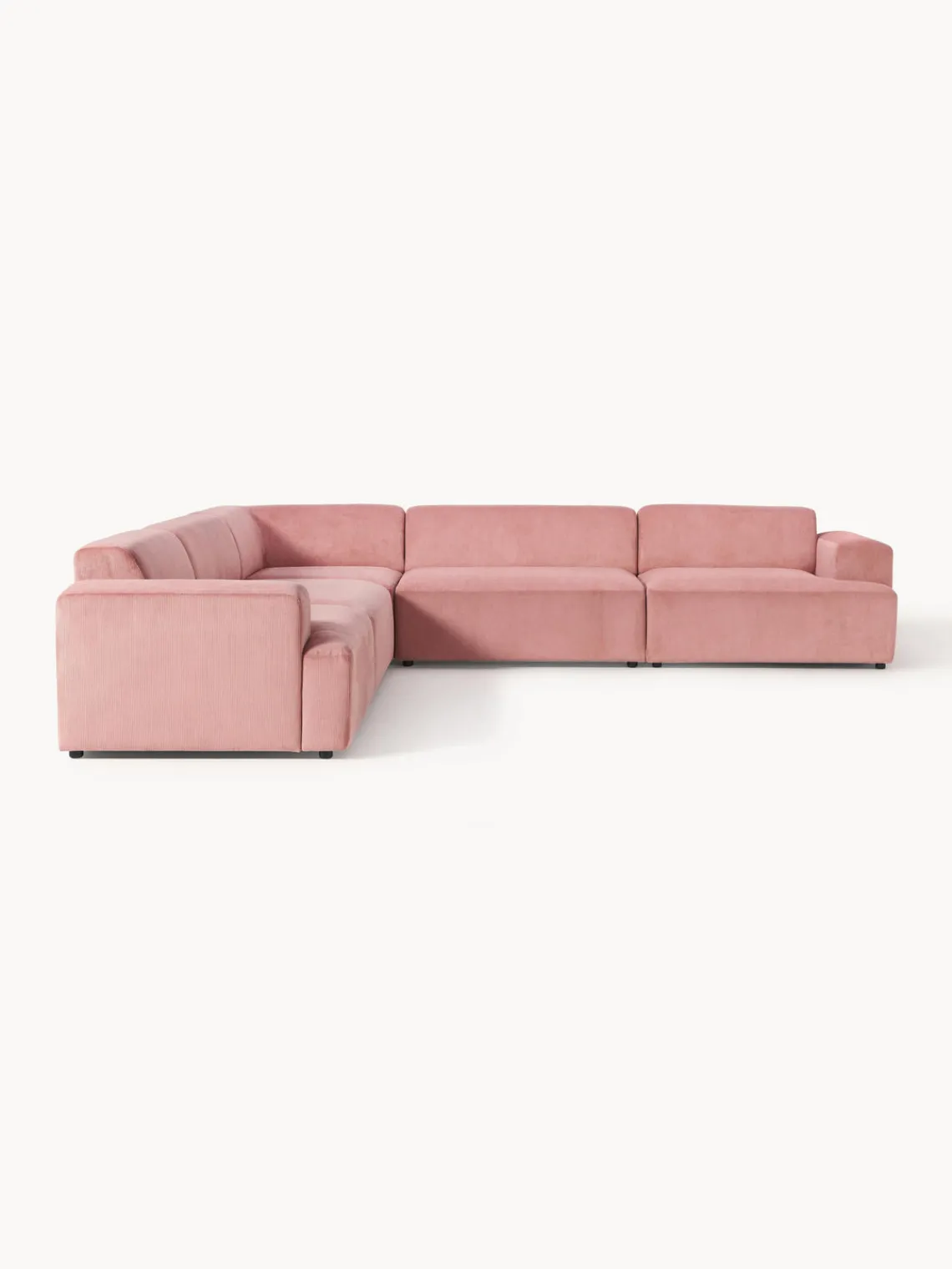 Westwing Collection Sofá rinconera longue grande de pana Melva^ Sofás Rinconeras|Sofás