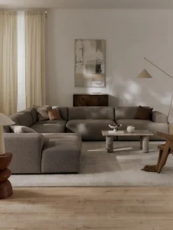 Westwing Collection Sofá rinconera longue Melva^ Sofás 4 Plazas