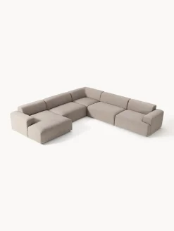 Westwing Collection Sofá rinconera longue Melva^ Sofás 4 Plazas