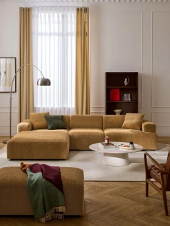 Westwing Collection Sofá rinconera Melva (4 plazas)