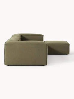 Westwing Collection Sofá rinconera modular con reposapiés izquierdo/derecho Lennon (4 plazas)