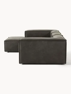 Westwing Collection Sofá rinconera modular de cuero reciclado Lennon^ Sofás