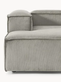 Westwing Collection Sofá rinconera modular de pana Lennon