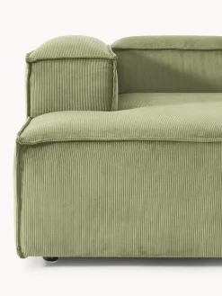 Westwing Collection Sofá rinconera modular de pana Lennon